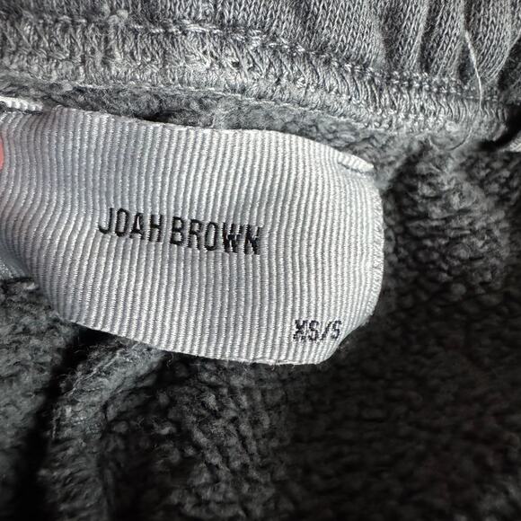 Joah Brown Oversized Jogger Washed Black Drawstring Sweatpants XS/S - Picture 5 of 7